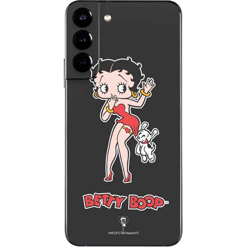 Betty Boop With Puppy Galaxy S22 Plus Skin